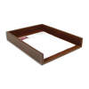 Dacasso Rustic Brown Leather Letter Tray AG-3201